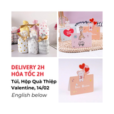 Túi Đựng Quà, Hộp Quà, Thiệp Dịp Lễ Tình Nhân, Valentine, 14/02 - Gift Bags, Gift Boxes, Romantic Cards, Envelopes For Valentine's Day, 14/02, Couples Day VLT63