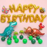 Set Combo Dinosaur theme Birthday balloons kae10