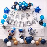 Set Combo Astronaut Theme Birthday balloons  for phe10