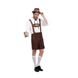 Bộ Trang Phục Lederhosen Lễ Hội Oktoberfest Màu Nâu Cho Nam Nhiều Lựa Chọn - Brown Men's Lederhosen Oktoberfest Costume Multiple Options OTBF33
