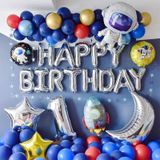 Set Combo Astronaut Theme Birthday balloons  for phe11