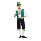 Bộ Trang Phục Lederhosen Lễ Hội Oktoberfest Màu Xanh Lá Cho Nam Nhiều Lựa Chọn - Green Men's German Lederhosen Oktoberfest Costume Multiple Options OTBF21