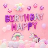 Set Combo Unicorn Theme Birthday Balloons upke13