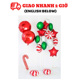 Bộ Bóng Kẹo Giáng Sinh - Christmas Candy Balloon Set BBNE09