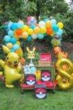 Set Combo Pikachu Theme Birthday Balloons pde16