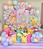 Set Combo Pikachu Theme Birthday Balloons pde17