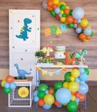 Set Combo Dinosaur Theme Birthday Balloons kae17