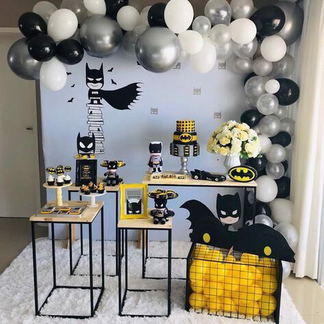 Bộ bóng trang trí sinh nhật chủ đề batman
