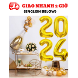 Bộ bóng trang trí Happy New Year set cbhp85