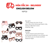 Bộ Phụ Kiện Chụp Hình 10 Mắt Kính - Glasses Photo Props YEPT22