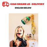 Bộ bong bóng trang trí tiệc năm mới hình chai và ly cbhp08