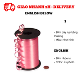 10m ruy băng trang trí - Ribbons for balloon ctdt39