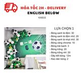 Bộ Bóng Trang Trí Chủ Đề Bóng Đá - Combo Football Balloon KAB33