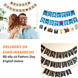 Bộ dây cờ Fathers Day Bunting mfd35