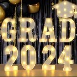 Bộ Đèn Led Chữ GRAD 2024 Trang Trí Lễ Tốt Nghiệp - LED GRAD 2024 For Graduation Decoration LTN51