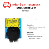 Phụ Kiện Hóa Trang Râu Giả Cho Tiệc Halloween - Costume Fake Mustaches For Halloween Party BBHL126