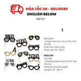 Bộ Phụ Kiện Chụp Hình Happy New Year Nhiều Mẫu YEPT17