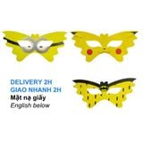 Mặt Nạ Giấy Nhiều Mẫu Cho Bé, Dự Tiệc Halloween, Sinh Nhật - Paper Mask Multiple Choices For Kids, For Halloween, Birthday Party Mask BBHL91