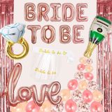Bộ Bóng Tiệc Chia Tay Độc Thân Màu Rosegold - Bachelorette Party Rosegold Balloon Set CTDT02