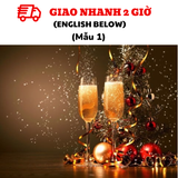 Backdrop trang trí giáng sinh, năm mới - Backdrop New Year cbhp38