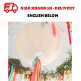 Bộ Lồng Đèn Trung Thu Màu Trắng - Mid-Autumn White Lantern Set TTHU20
