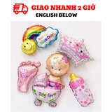 Bộ bóng trang trí tiệc thông báo giới tính tbgt36