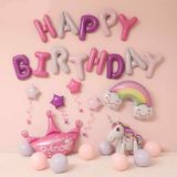 Set Combo Unicorn Theme Birthday Balloons upke21