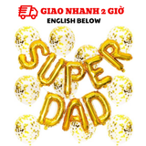 Bộ bóng trang trí ngày Fathers Day balloon set mfd48