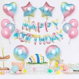 Set Combo Ombre Birthday balloon upke24