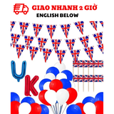 Bộ bong bóng và phụ kiện trang trí tiệc Quốc Khánh Anh qka06