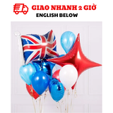 Bộ bong bóng trang trí quốc khánh anh British National Day qka08