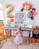 Set Combo Safari Theme Birthday Balloons kae26