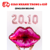 Bộ bóng trang trí phụ nữ việt nam màu vàng 20-10 pnvn17
