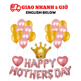 Bộ bong bóng trang trí ngày của mẹ Mother's Day mfd13