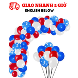 Bộ dây bong bóng trang trí tiệc Quốc Khánh Anh - British National day qka10