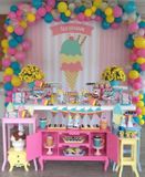 Bộ Bóng Trang Trí Sinh Nhật Kem - Ice-cream Birthday Balloon Set TCD10