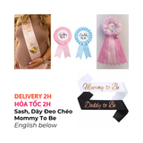 Dây đeo chéo nhiều mẫu MOMMY TO BE SASH tbgt24