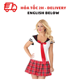 Bộ Đồng Phục Hóa Trang Nữ Sinh Trung Học Nhật Bản - Women's Japanese Classic School Costume TPHT16