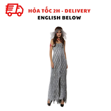 Bộ Trang Phục Hóa Trang Cô Dâu Ma Xám Cho Người Lớn - Gray Ghost Bride Cosplay Costume For Adults TPHT54