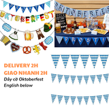 Bộ Dây Cờ Trang Trí Tiệc Oktoberfest