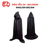 Bộ Trang Phục Hóa Trang Áo Choàng Đen Cho Bé - Black Cloak Cosplay Costume For Kids TPHT70