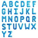 Bóng Chữ Màu Xanh Dương Metallic Blue Letter Foil Balloon 40cm BSO49