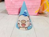 Nón heo xanh birthday hat nonk 31