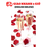 Cánh Hoa Hồng và Ly Trang Trí Valentine - Rose Petals and Plastic Glasses for Valentines Day Decorations VLT08