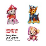Bóng Hình Chó Cứu Hộ Nhiều Mẫu Paw Patrol Shaped Foil Balloons CCH56