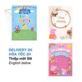 Thiệp Sinh Nhật Heo Peppa - Peppa Pig Birthday Card CCH67