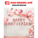 Bộ bong bóng trang trí lễ kỷ niệm Happy Anniversary hpan21