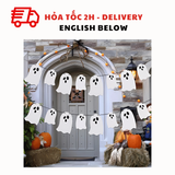 Bộ Dây Cờ Ma Trang Trí Tiệc Halloween - Ghost Bunting For Halloween Decoration BBHL103
