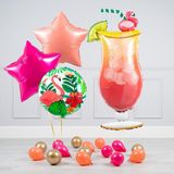 Bộ Bóng Bay Hồng Hạc Cho Bé - Flamingo Helium Balloon Combo HLK04
