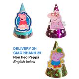 Nón Sinh Nhật Heo Peppa Cho Bé - Peppa Pig Party Hat For Kid CCH60